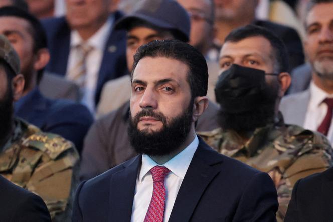 Le président de transition syrien, Ahmed Al-Charaa, à Alep (Syrie), le 27 mai 2025.