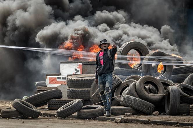 Manifestation antigouvernementale à Nairobi (Kenya), le 7 juillet 2025.