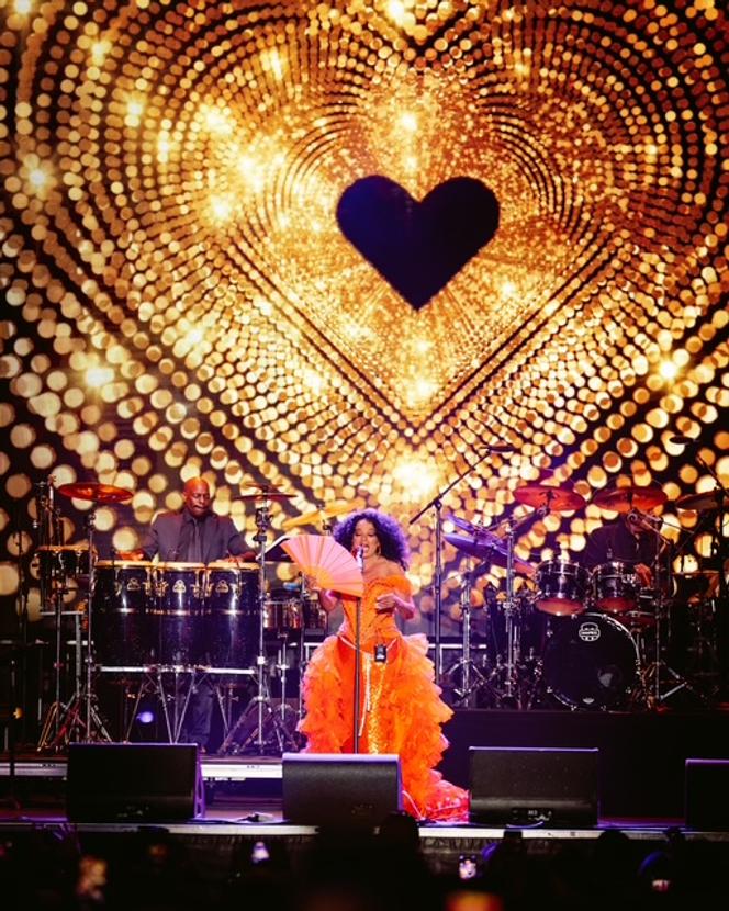 Diana Ross, en concert à Los Angeles (Californie), le 31 août 2024.