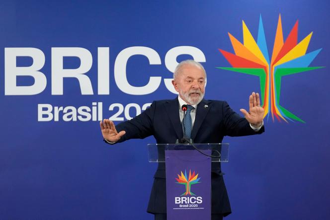Le président brésilien, Luiz Inacio Lula da Silva, lors du 17ᵉ sommet annuel des BRICS, à Rio de Janeiro, le 7 juillet 2025.