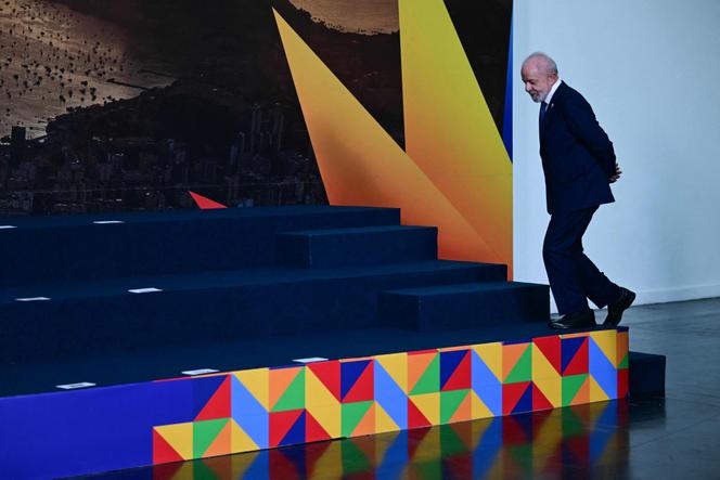 Le président brésilien, Luiz Inacio Lula da Silva, lors du sommet des BRICS à Rio de Janeiro, au Brésil, le 7 juillet 2025.