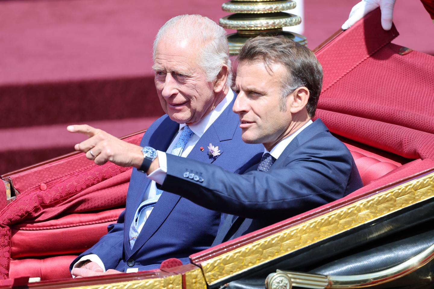 Macron kicks off pomp-filled UK state visit