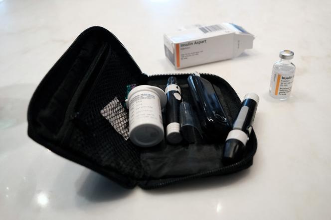 Un kit d’administration d’insuline, utilisée dans le traitement contre le diabète, à New-York, le 2 mars 2023.
