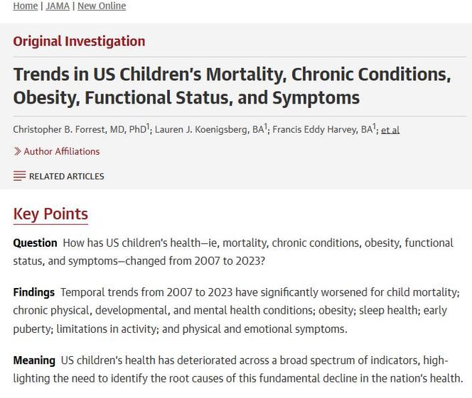 L’étude parue dans JAMA https://jamanetwork.com/journals/jama/article-abstract/2836060