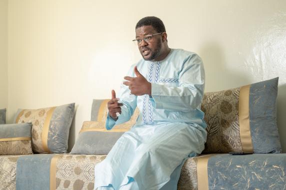 Le député de l’opposition, Khally Diallo, figure du Front républicain pour l’unité et la démocratie (FRUD), à Nouakchott (Mauritanie), le 17 juin 2025.