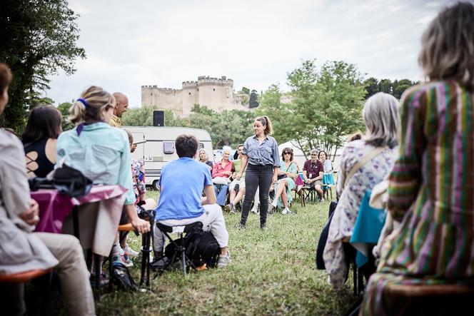 « Prélude de Pan », d’après Jean Giono, dans une mise en scène de Clara Hédouin, à Villeneuve-lès-Avignon (Gard), le 6 juillet 2025.