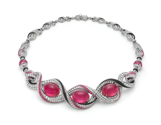 Collier Serpenti Harmonia, collection Color Journey Turamali, Bulgari.