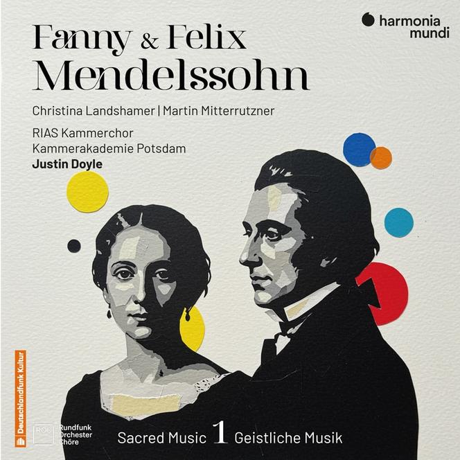 Pochette de l’album « Fanny & Felix Mendelssohn, Sacred Music 1 ».