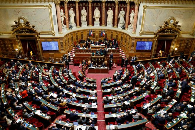 Au Sénat, à Paris, le 23 janvier 2025.