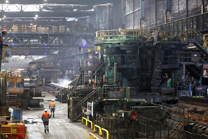 L’aciérie ArcelorMittal Florange, en Moselle, le 4 avril 2024.