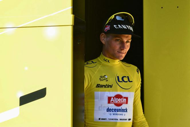 Mathieu Van der Poel, à Vire (Calvados), le 10 juillet 2025.