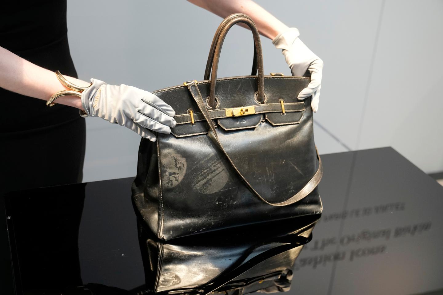Jane Birkin's original Hermès bag goes up for auction in Paris