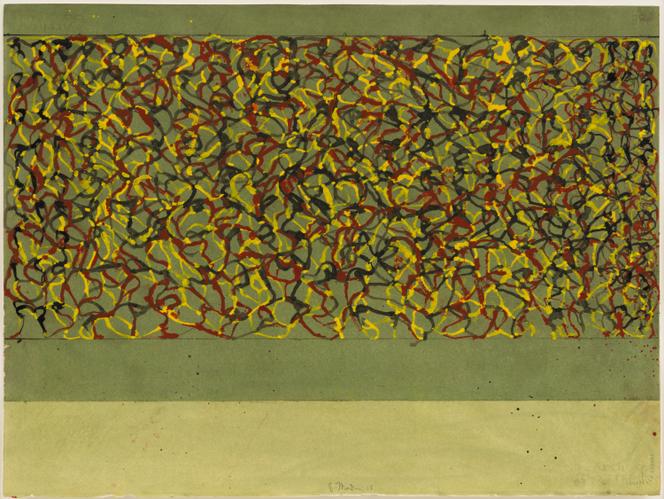 « Sans titre » (2015-2016), de Brice Marden.