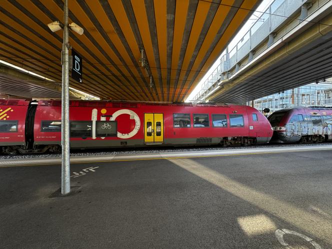 Un TER liO en gare de Nîmes, le 21 octobre 2024.