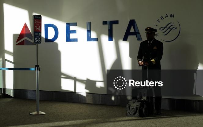 Porte d’embarquement de Delta Air Lines à l’aéroport international de Salt Lake City, dans l’Utah, aux Etats-Unis, le 1er novembre 2024.