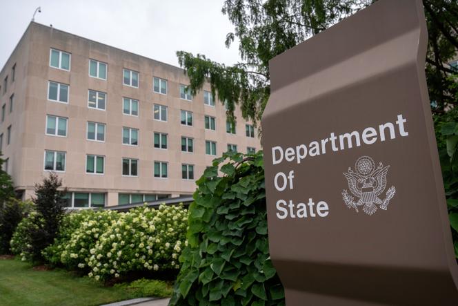 Le siège du département d’Etat américain, à Washington, le 7 juin 2025. 