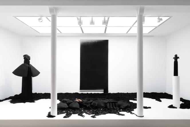 Trabalhos de Jeanne Vicerial, no Galerie Templon.
