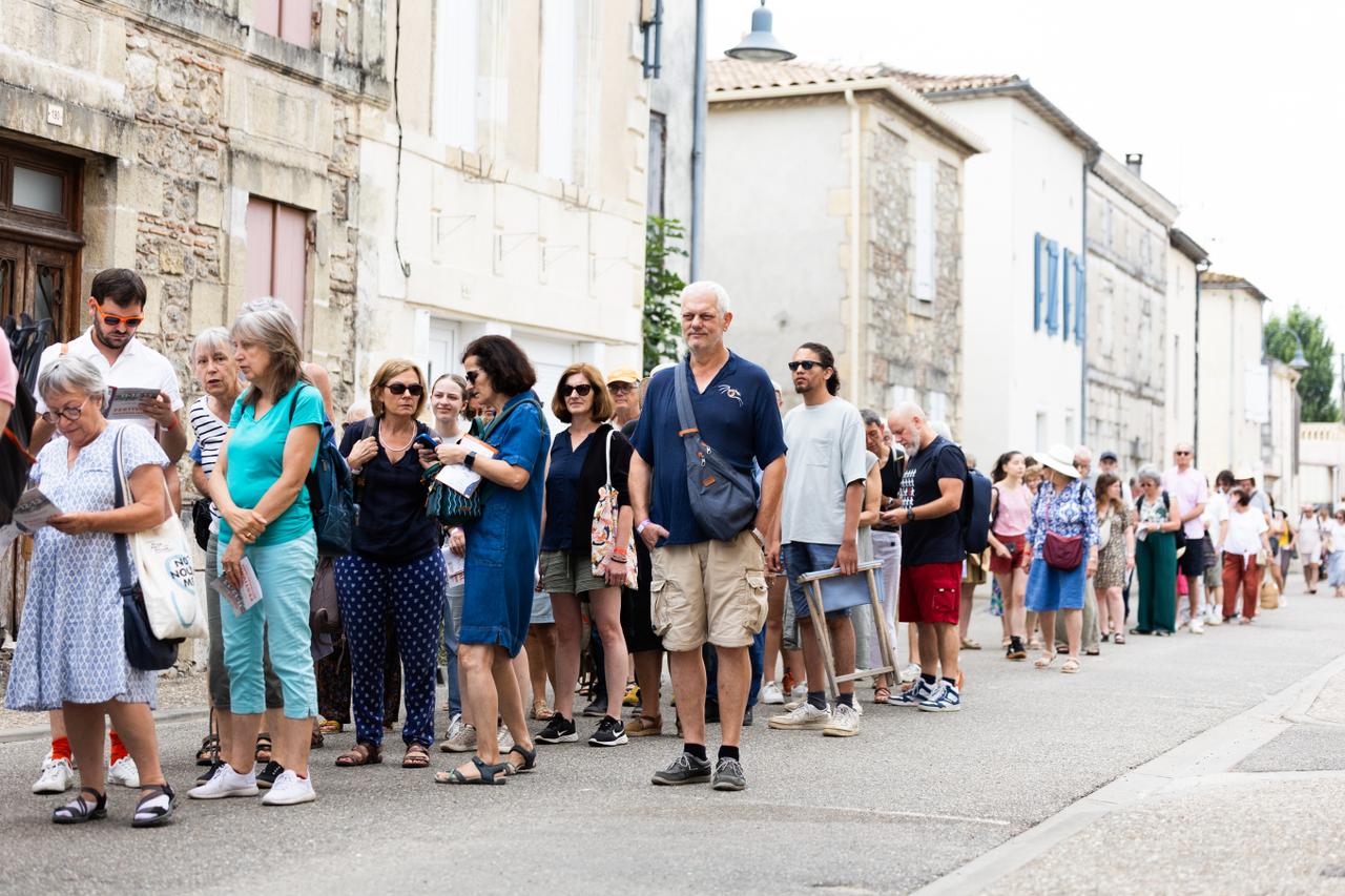 Au Festival international de journalisme, à Couthures-sur-Garonne (Lot-et-Garonne), le 12 juillet 2025.