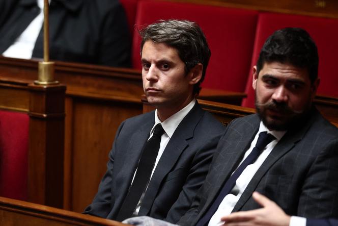 Gabriel Attal à l’Assemblée nationale le 08 juillet 2025.