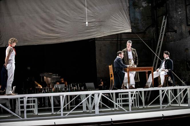 « The Story of Billy Budd, Sailor », d’après Benjamin Britten, mis en scène par Ted Huffman, à Aix-en-Provence (Bouches-du-Rhône), le 2 juillet 2025.