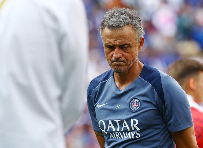 مدرب باريس سان جيرمان، لويس إنريكي، بعد مباراة نهائي كأس العالم للأندية ضد تشيلسي في ملعب ميتلايف، نيوجيرسي، 13 يوليو 2025.