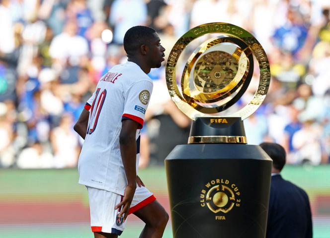 Ousmane Dembélé à l’issue de la finale du Mondial des clubs, perdue par le PSG face à Chelsea, dimanche 13 juillet au MetLife Stadium, dans le New Jersey.