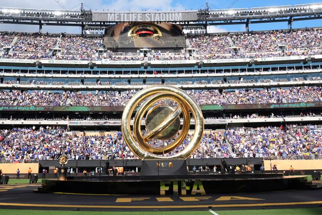 Après la finale de la Coupe du monde des clubs de football entre Chelsea et le PSG, au MetLife Stadium d’East Rutherford, dans le New Jersey, le 13 juillet 2025