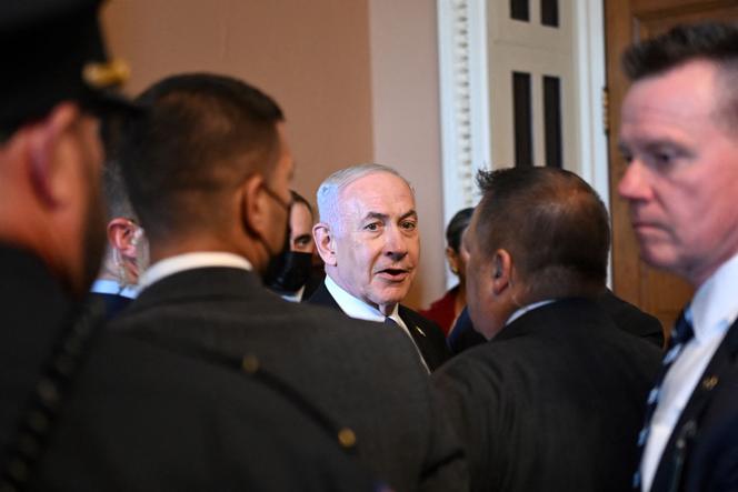 Le premier ministre israélien, Benyamin Nétanyahou, à son arrivée à Washington, le 9 juillet 2025.