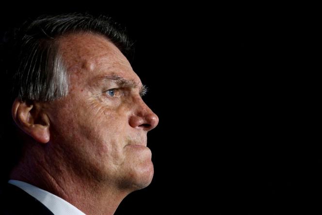 L’ancien président brésilien Jair Bolsonaro, au Trump National Doral Miami Resort, propriété de la Trump Organization, à Doral, en Floride, le 3 février 2023.