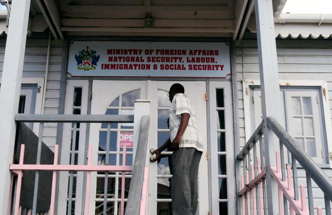 Le principal bureau d’immigration de Basseterre, capitale de Saint-Kitts-et-Nevis, en 2012.