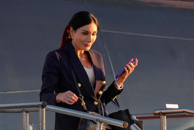 Laura Loomer à l’aéroport international de Philadelphie (États-Unis), le 10 septembre 2024.