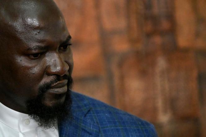 Le chef de la junte guinéenne, Mamadi Doumbouya, à Abidjan (Côte d’Ivoire), le 17 juin 2025.