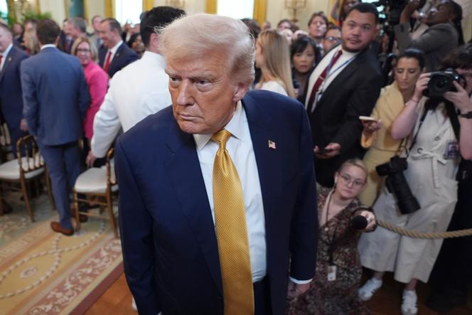 Donald Trump, à la Maison Blanche, le 16 juillet 2025.