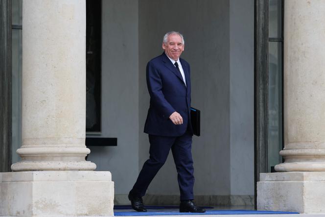 François Bayrou à sa sortie de l’Elysée, le 16 juillet 2025.