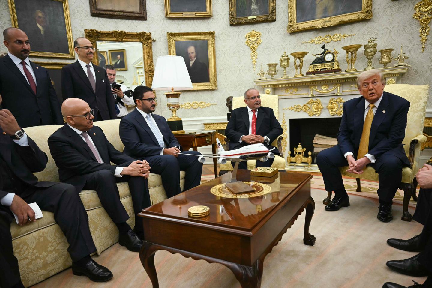 Trump hosts Gulf leaders at White House amid bursts of violence in the Middle East