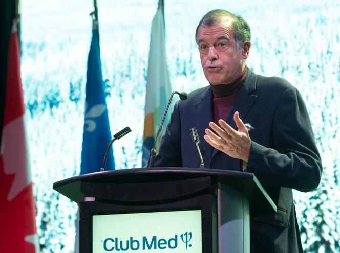 Henri Giscard d’Estaing, président du Club Med, lors de l’ouverture du Club Med de Charlevoix, à Petite-Rivière-Saint-Francois (Canada), le 29 novembre 2021.