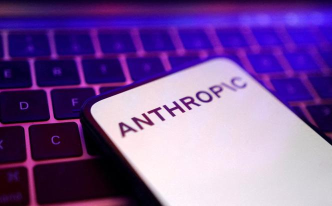 Le logo de la start-up américaine Anthropic, le 20 mai 2024.