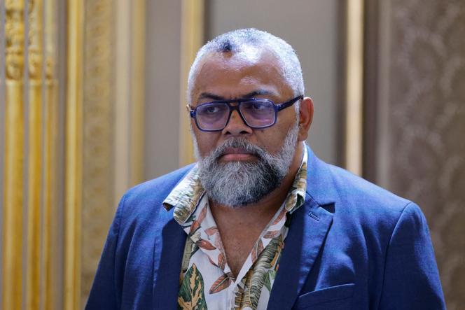 Emmanuel Tjibaou, le président de l’Union calédonienne, à l’Elysée, à Paris, le 2 juillet 2025.