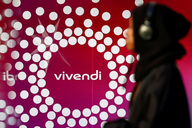 Le logo de Vivendi à Paris, en janvier 2025.