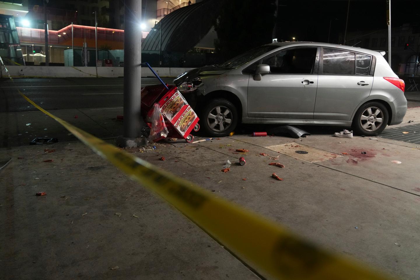 Car rams crowd in Los Angeles, injuring 30 people