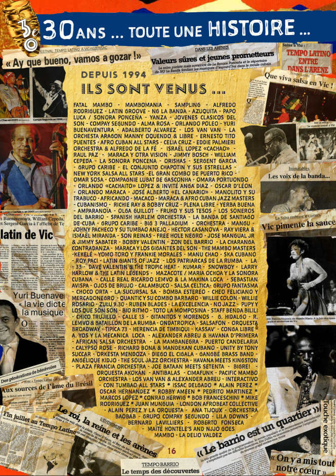 30ª edición del festival Tempo Latino en Vic-Fezensac