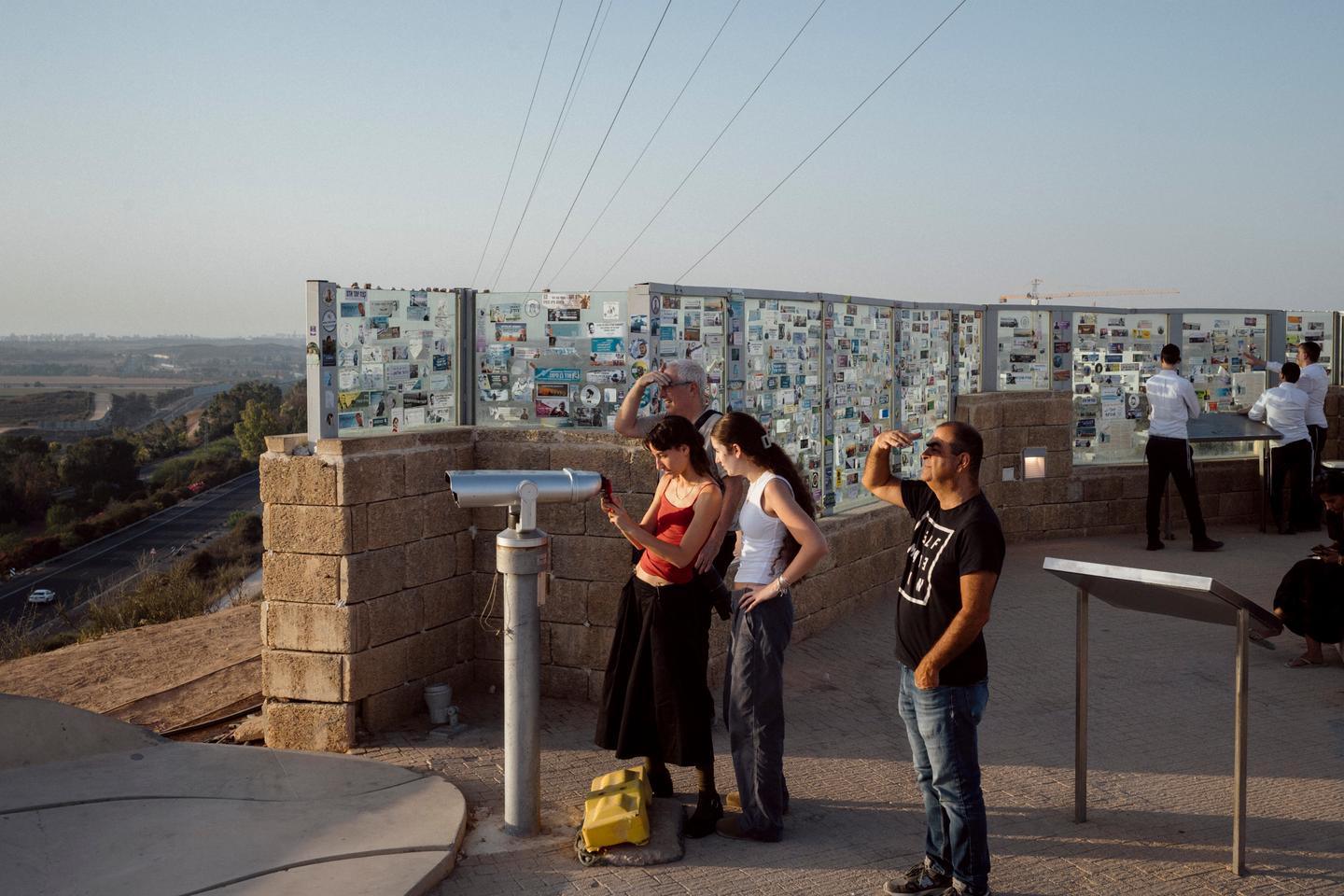 The best show in town': From a hilltop in Israel, observers have a sinister view of Gaza bombings