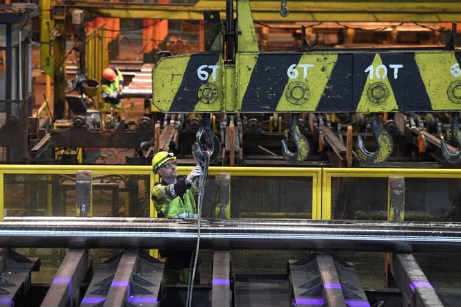 L’usine d’Ascometal de Leffrinckoucke (Nord), le 21 mars 2024.