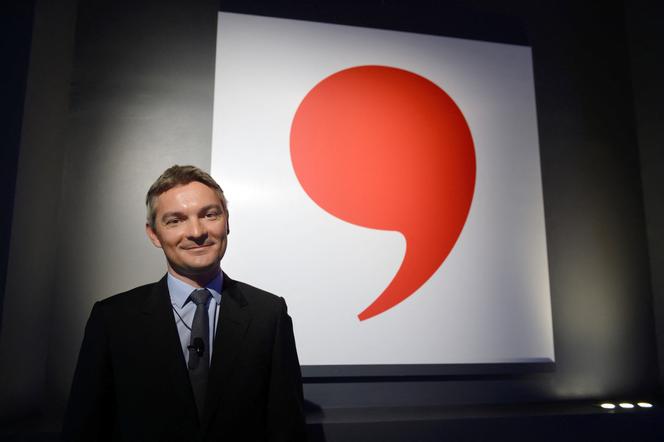 Stéphane Maquaire, alors directeur général de Monoprix, à Paris, en mars 2013.