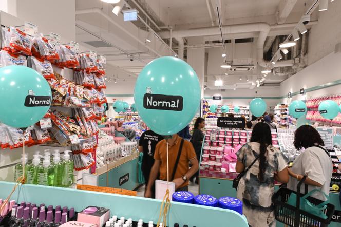 Lors de la réouverture du magasin de l’enseigne danoise Normal, dans le centre commercial Westfield La Part-Dieu, à Lyon, le 3 juillet 2024.