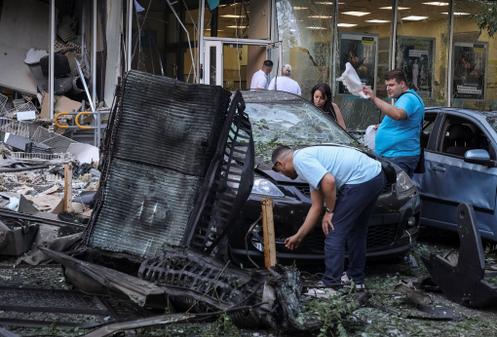 A Odessa (Ukraine), le 22 juillet 2025.