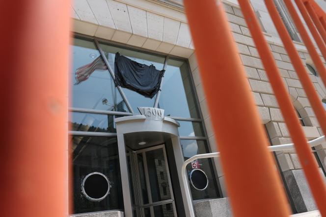 Les bureaux fermés de l’Agence américaine pour le développement international (Usaid) à Washington, le 22 juillet 2025.