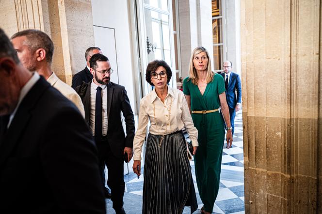 La ministre de la culture, Rachida Dati, à l’Assemblée nationale, à Paris, le 30 juin 2025.