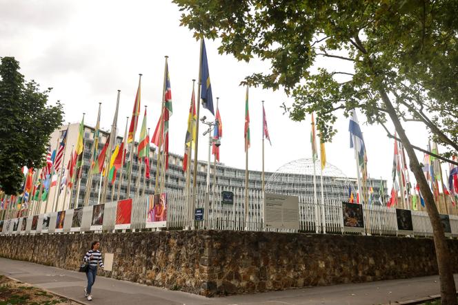 Le siège de l’Unesco, à Paris, en juillet 2025.