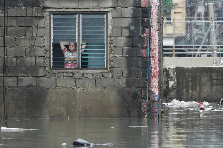 A Quezon (Philippines), après le passage du typhon Wipha, le 21 juillet 2025. 